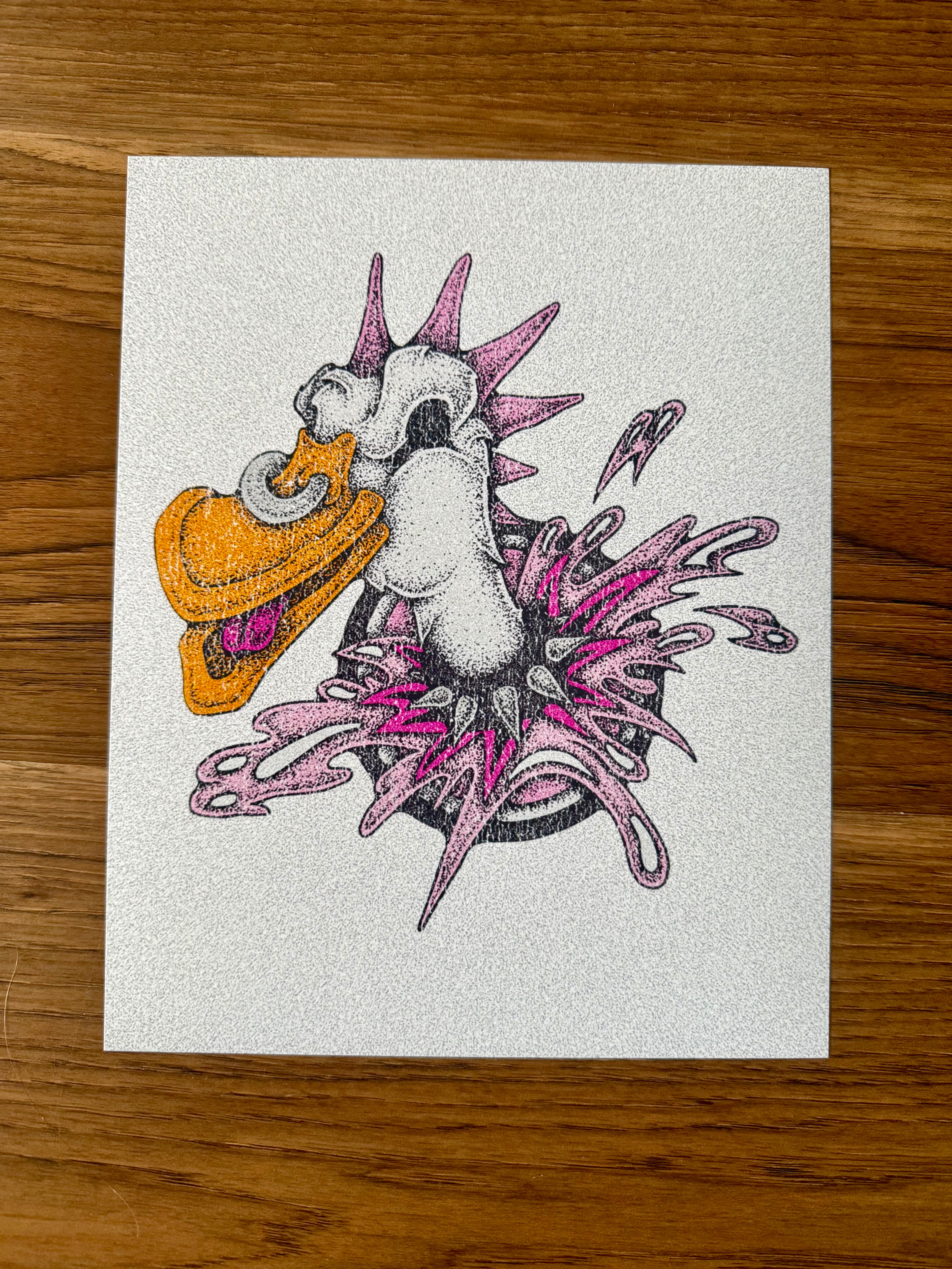 BUBBLE BURSTER PRINT
